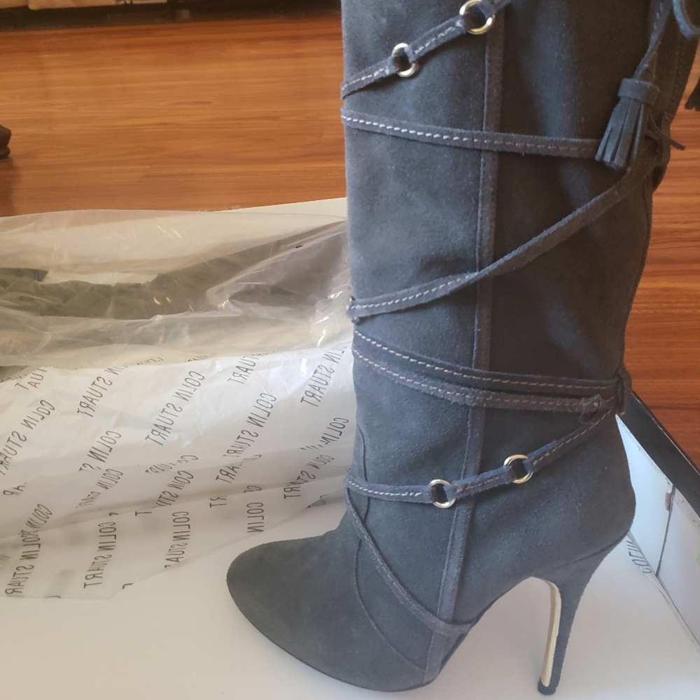 Colin Stuart Strappy Suede Boot